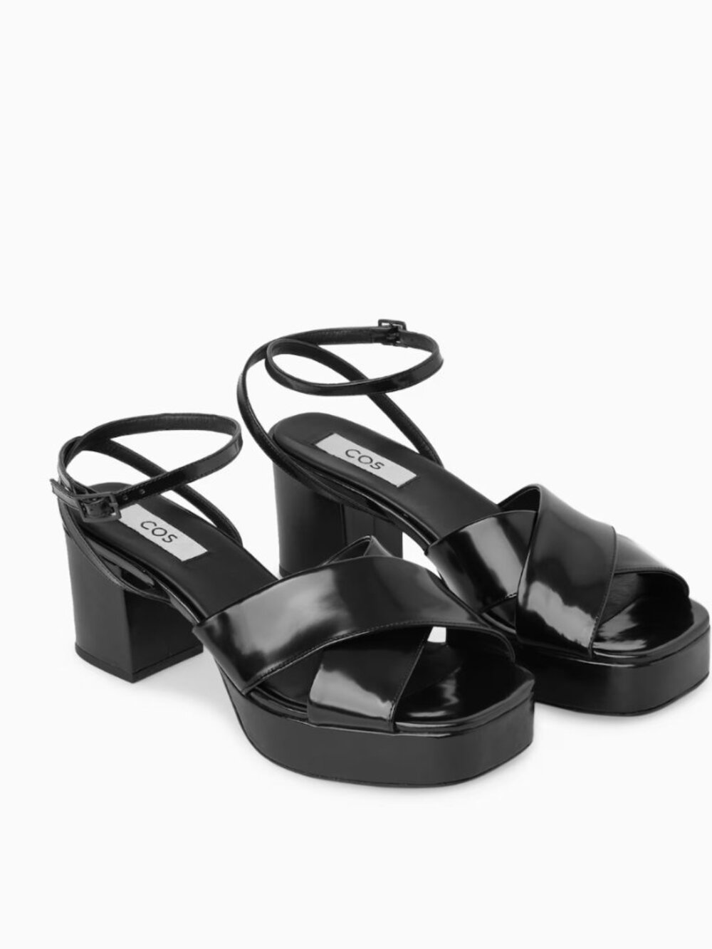 COS Suede Chunky Heel Pumps, 38/7